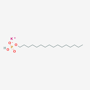 molecular formula C16H34KO4P B7823330 potassium;hexadecyl hydrogen phosphate 
