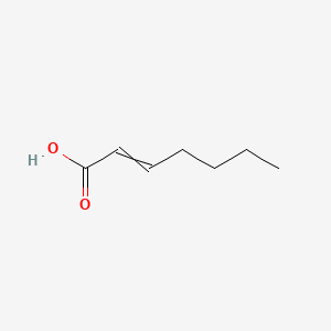 molecular formula C7H12O2 B7823358 Heptenoic acid CAS No. 25377-46-2