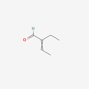 molecular formula C6H10O B7823380 2-Ethyl-2-butenal 