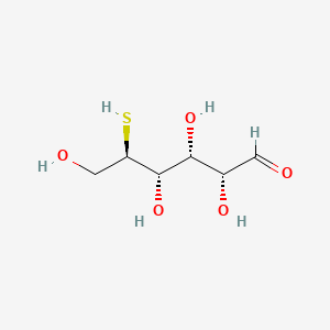 molecular formula C6H12O5S B7823405 5-硫代-D-葡萄糖 CAS No. 16505-91-2