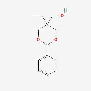 molecular formula C13H18O3 B7823470 5-Ethyl-2-phenyl-1,3-dioxane-5-methanol CAS No. 82494-20-0
