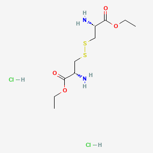 molecular formula C10H22Cl2N2O4S2 B7823489 Diethyl L-cystinate dihydrochloride CAS No. 74985-80-1