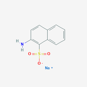 molecular formula C10H8NNaO3S B7823492 sodium;2-aminonaphthalene-1-sulfonate 