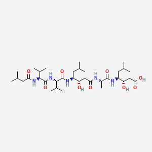 molecular formula C34H63N5O9 B7823513 Pepstatin CAS No. 39324-30-6