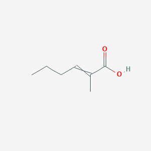 molecular formula C7H12O2 B7823570 2-Methylhex-2-enoic acid 