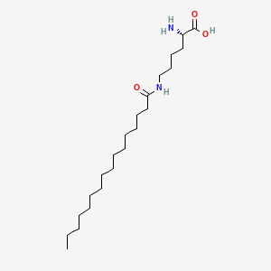 molecular formula C22H44N2O3 B7823749 N6-Palmitoyl lysine CAS No. 59012-44-1