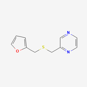 Pyrazine, [[(2-furanylmethyl)thio]methyl]-