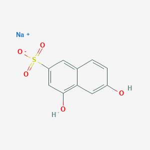 molecular formula C10H7NaO5S B7823799 sodium;4,6-dihydroxynaphthalene-2-sulfonate 