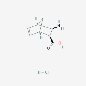molecular formula C8H12ClNO2 B7823961 exo-cis-3-Aminobicyclo[2.2.1]hept-5-ene-2-carboxylic acid hydrochloride 