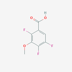 molecular formula C8H5F3O3 B078240 2,4,5-Trifluoro-3-methoxybenzoic acid CAS No. 11281-65-5
