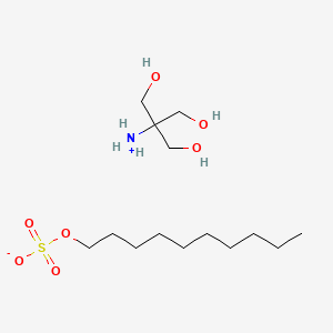 molecular formula C14H33NO7S B7824099 Lauryl sulfate tris salt 