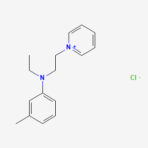 1-(2-(Ethyl(3-methylphenyl)amino)ethyl)pyridinium chloride