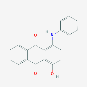 molecular formula C20H13NO3 B078242 1-Anilino-4-hydroxyanthraquinone CAS No. 12217-94-6