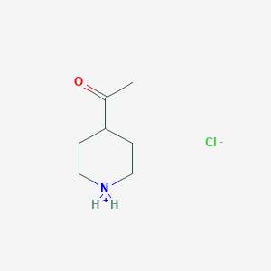 molecular formula C7H14ClNO B7824363 4-Acetylpiperidinium chloride 