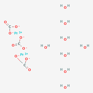 molecular formula C3H16O17Pr2 B078244 碳酸八水合镨 CAS No. 14948-62-0