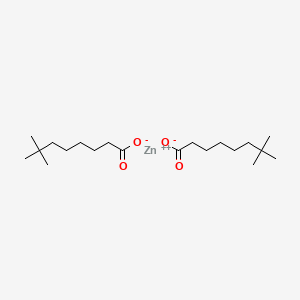 molecular formula C20H38O4Zn B7824447 Neodecanoic acid, zinc salt, basic CAS No. 84418-68-8
