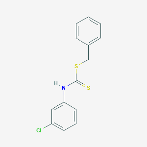 molecular formula C14H12ClNS2 B078246 benzyl N-(3-chlorophenyl)carbamodithioate CAS No. 13037-31-5