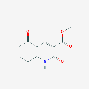 molecular formula C11H11NO4 B7824664 Methyl 2,5-dioxo-1,2,5,6,7,8-hexahydroquinoline-3-carboxylate CAS No. 650597-74-3
