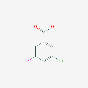 molecular formula C9H8ClIO2 B7824773 methyl 3-chloro-5-iodo-4-methylbenzoate 