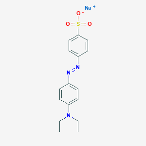 molecular formula C16H18N3NaO3S B7824786 sodium;4-[[4-(diethylamino)phenyl]diazenyl]benzenesulfonate 