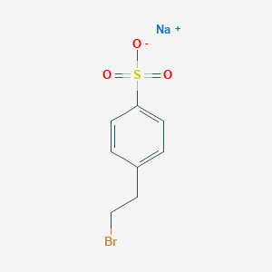 molecular formula C8H8BrNaO3S B7824806 sodium;4-(2-bromoethyl)benzenesulfonate 