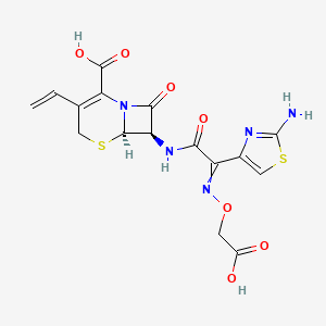 molecular formula C16H15N5O7S2 B7825010 CEFIXIME 