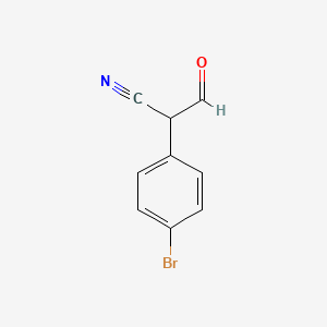 molecular formula C9H6BrNO B7825114 2-(4-Bromophenyl)-3-oxopropanenitrile 