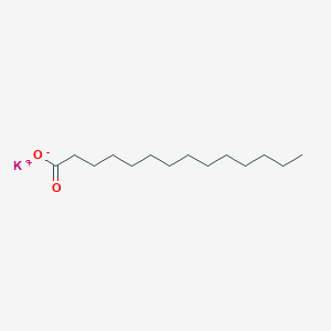 molecular formula C14H27KO2 B078252 肉豆蔻酸钾 CAS No. 13429-27-1