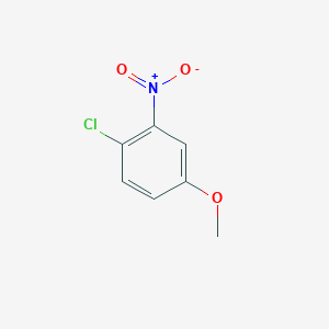 molecular formula C7H6ClNO3 B078255 4-Chloro-3-nitroanisole CAS No. 10298-80-3