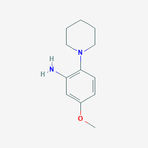 molecular formula C12H18N2O B7825621 5-Methoxy-2-(1-piperidinyl)-benzenamine 2HCl 