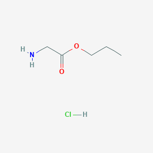 molecular formula C5H12ClNO2 B078260 Propyl 2-aminoacetate Hydrochloride CAS No. 13049-01-9