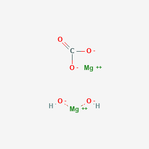 molecular formula CH12Mg2O10 B078261 Dimagnesium;carbonate;dihydroxide CAS No. 12125-28-9