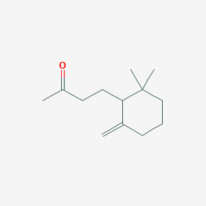 molecular formula C13H22O B078262 4-(2,2-Dimethyl-6-methylenecyclohexyl)butan-2-one CAS No. 13720-12-2