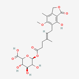molecular formula C23H28O12 B7826272 Mycophenolic Acid Acyl-beta-D-glucuronide 