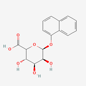 molecular formula C16H16O7 B7826273 alpha-Naphthol glucuronide 