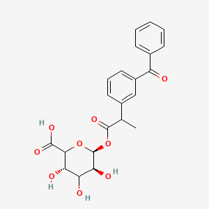 molecular formula C22H22O9 B7826331 rac Ketoprofen Acyl-beta-D-glucuronide 