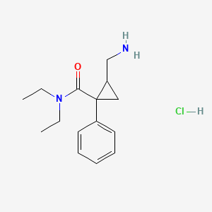 molecular formula C15H23ClN2O B7826534 Milnacipran hydrochloride 