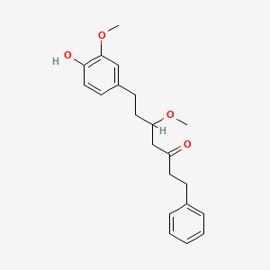 7-(4-Hydroxy-3-methoxyphenyl)-5-methoxy-1-phenylheptan-3-one