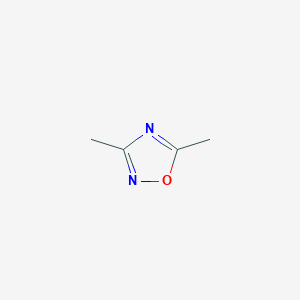 molecular formula C4H6N2O B078268 3,5-Dimethyl-1,2,4-oxadiazole CAS No. 10403-80-2