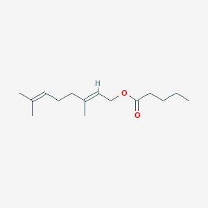 molecular formula C15H26O2 B078271 香叶酸戊酯 CAS No. 10402-47-8