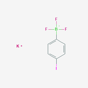 molecular formula C6H4BF3IK B7827340 potassium;trifluoro-(4-iodophenyl)boranuide 
