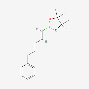 (E)-4,4,5,5-Tetramethyl-2-(5-phenylpent-1-en-1-yl)-1,3,2-dioxaborolane
