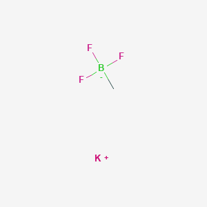 molecular formula CH3BF3K B7827518 potassium;trifluoro(methyl)boranuide 