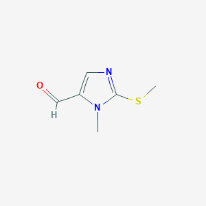 1-methyl-2-(methylthio)-1H-imidazole-5-carbaldehyde