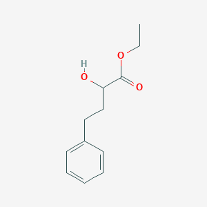 molecular formula C12H16O3 B7827665 Ethyl (R)-2-Hydroxy-4-phenylbutyrate CAS No. 7226-83-7