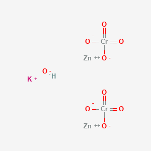 molecular formula Cr2HO9Zn2K<br>Cr2HKO9Zn2 B078277 potassium;dizinc;dioxido(dioxo)chromium;hydroxide CAS No. 11103-86-9