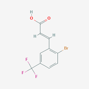 2-Bromo-5-(trifluoromethyl)cinnamic acid