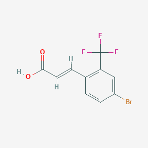 4-Bromo-2-(trifluoromethyl)cinnamic acid