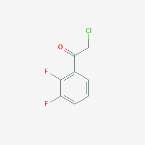 molecular formula C8H5ClF2O B7828563 2-Chloro-1-(2,3-difluorophenyl)ethanone 