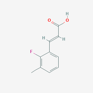 molecular formula C10H9FO2 B7828578 2-Fluoro-3-methylcinnamic acid 
